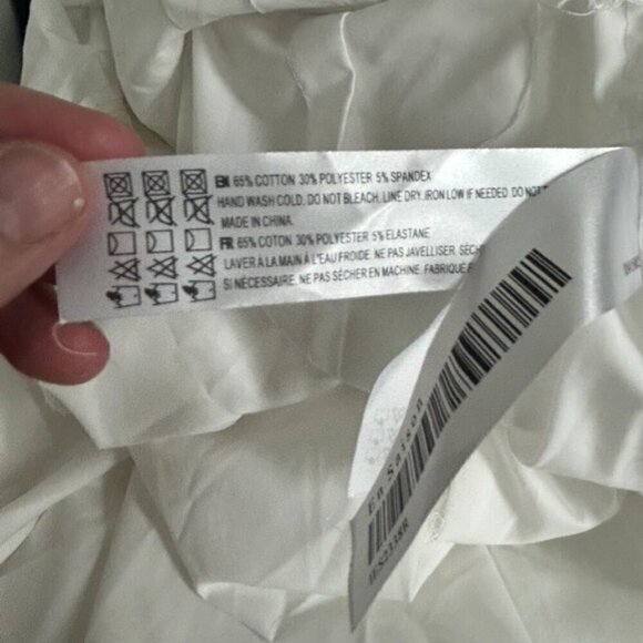 EN SAISON Noemi Poplin White Tennis Romper US S - Picture 8 of 8